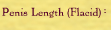 penis length (flacid)